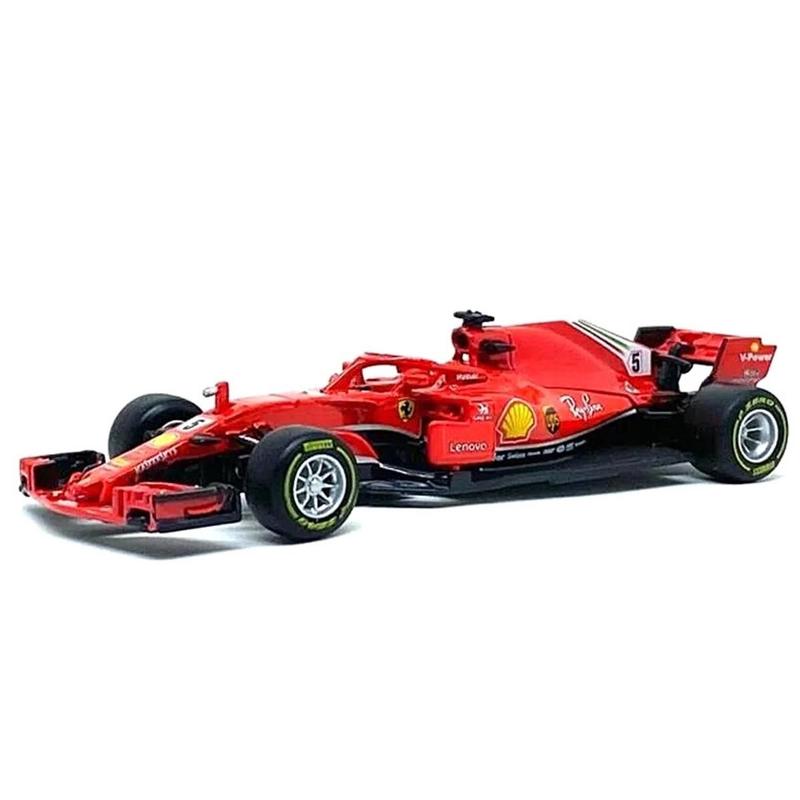 Miniatura Carro Ferrari F1 Sf71H 2018 1/43 5 S. Vettel Bburago